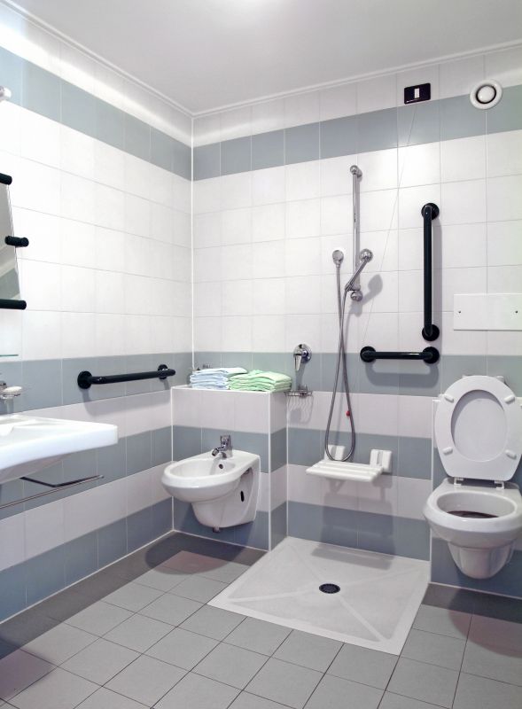 Wide View of a Renovated Bathroom